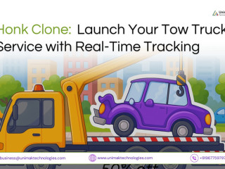 Honk Clone - Instant On-Demand Tow Truck Solution by Unimak Technologies
