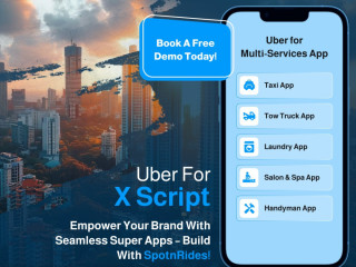 Launch Your Own AI-Powered Multi-Service App With SpotnRides!